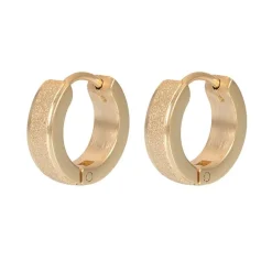 iXXXi oorringen Sandblasted Gold Color - E04302