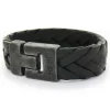 Josh Armband Sanded Braid Black - 24904VB