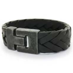 Josh Armband Sanded Braid Black - 24904VB