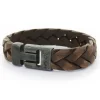 Josh Armband Sanded Braid Brown - 24903VB