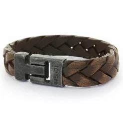 Josh Armband Sanded Braid Brown - 24903VB