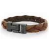 Josh Armband Sanded Braid Cognac - 24902VB