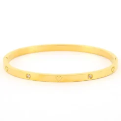 Kalli Bangle Hearts & Crystals - 2187