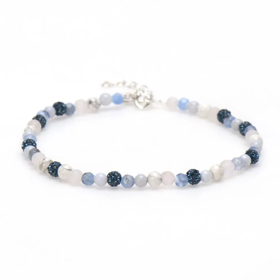 Karma Anklet Blue Beach XXS