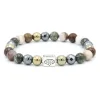 KARMA Armband Dollar Bill Silver Logo Tube - 86977