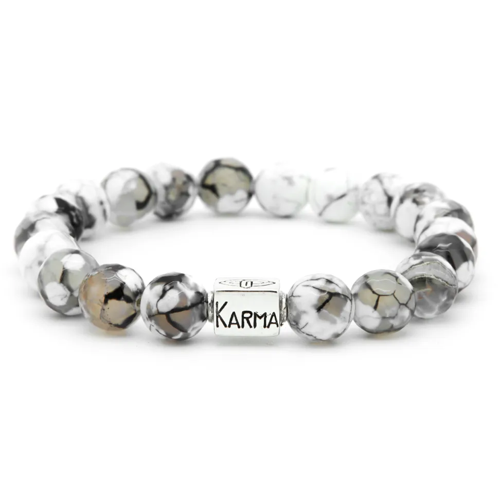 KARMA Armband Maddox Silver Bead - 96081