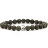 KARMA armband Rowan Grey Hexagon Bead - 86995