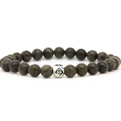 KARMA armband Rowan Grey Hexagon Bead - 86995