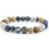 KARMA armband Vince Silver Round Logo Bead - 86989