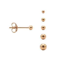 Karma Ball Earstuds - Rose