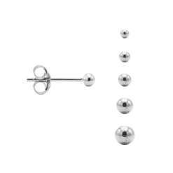 Karma Ball Earstuds - Silver