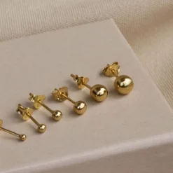 Karma Ball Earstuds - Silver