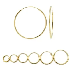 Karma Basic Hoops - Gold