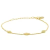 Karma Bracelet Diamond Shape - Gold Plated