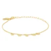 Karma Bracelet 5 Discus - Gold Plated