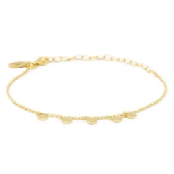 Karma Bracelet 5 Discus - Gold Plated