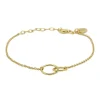Karma Bracelet Double Circle - Gold Plated