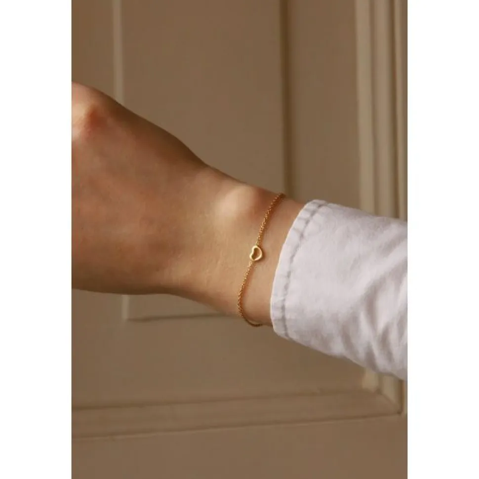 Karma Bracelet Open Heart - Silver