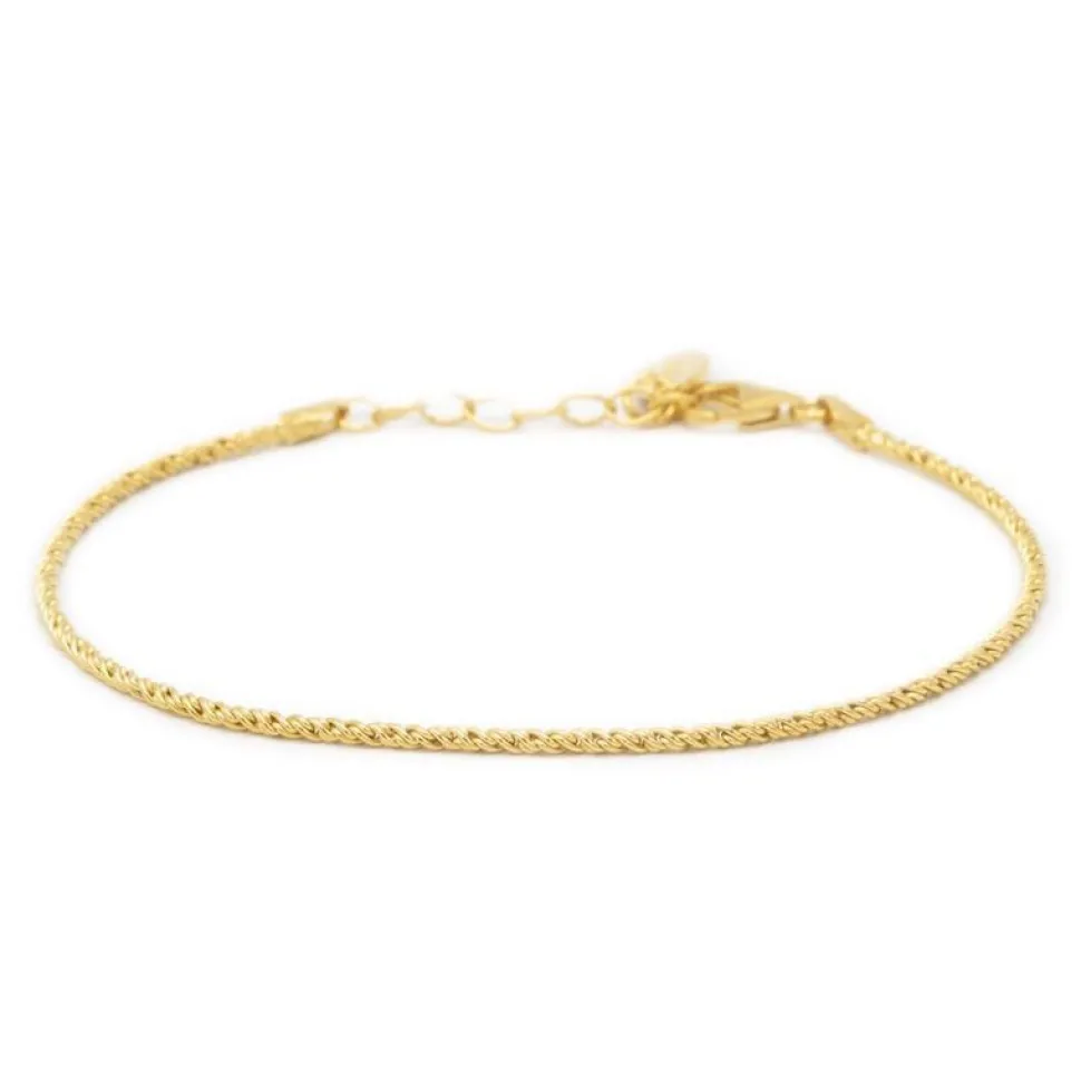 Karma Bracelet Rope - Gold Plated