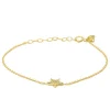 Karma Bracelet Zirconia Star - Gold Plated
