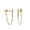 Karma Chain Round Tube Lima - 14K Gold