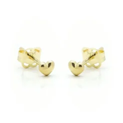 Karma Earstuds 3D Heart mini - 14K Gold