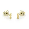 Karma Earstuds Dots Tube Ann - 14K Gold