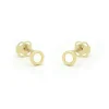 Karma Earstuds Open Circle - 14K Gold