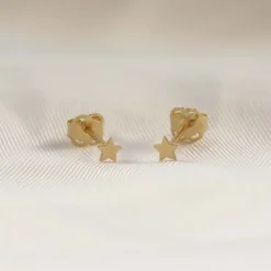 Karma Earstuds Star Mini Skye - 14K Gold