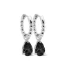 Karma Hinged Hoops Anna Black