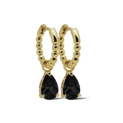 Karma Hinged Hoops Anna Black