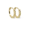 Karma Hinged Hoops Dots Clara - 14K Gold