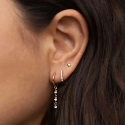 Karma Hinged Hoops Sparks