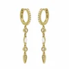 Karma Hinged Hoops Zirconia Lizzy