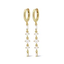 Karma Hinged Hoops Zirconia Lina