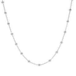 Karma Necklace Balls - Silver