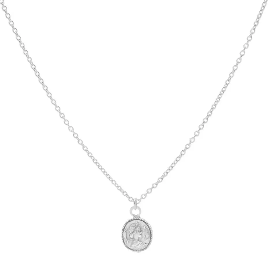 Karma Necklace Coin - Silver