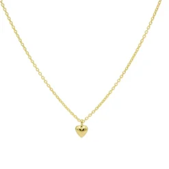 Karma Necklace 3D Heart - Goldplated