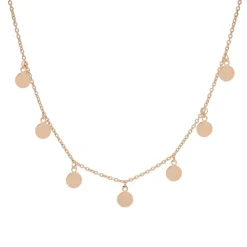 Karma Necklace 7 Discus - Rose