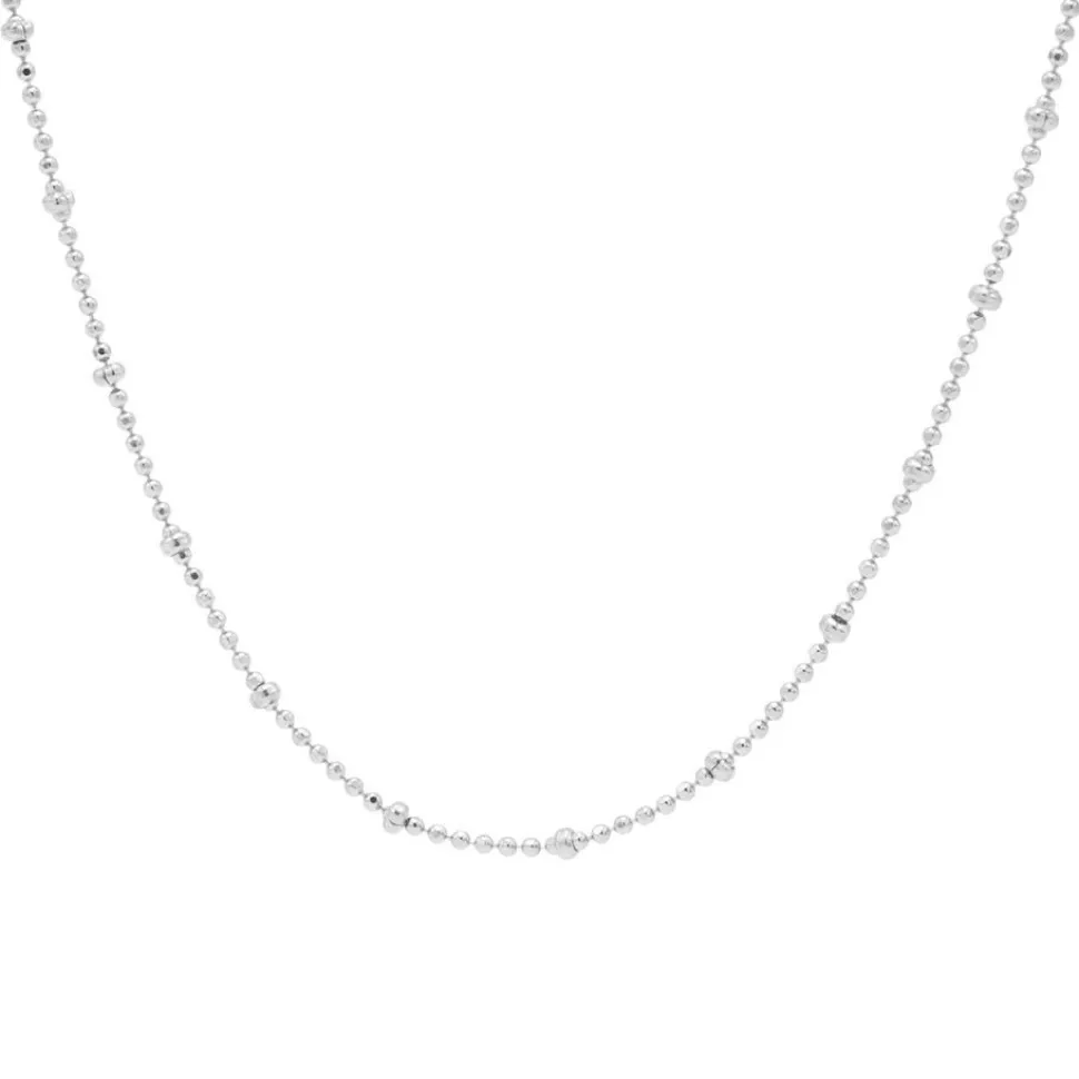 Karma Necklace Dots Chain Diamond - Silver