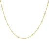 Karma Necklace Dots Chain Diamond - Goldplated