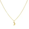 Karma Necklace Moon - Gold plated