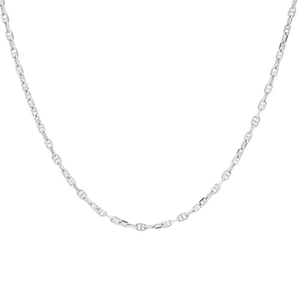 Karma Necklace Queens Chain Diamond - Silver