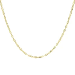 Karma Necklace Queens Chain Diamond - Goldplated