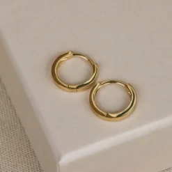 Karma Plain Hinged Hoops