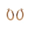 Karma Plain Hoops Poppy