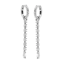 Karma Zirconia Hinged Hoops Aria