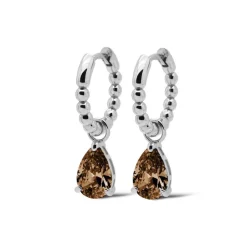Karma Zirconia Hinged Hoops Anna