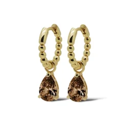 Karma Zirconia Hinged Hoops Anna