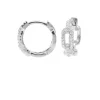 Karma Zirconia Hinged Hoops Big Chain